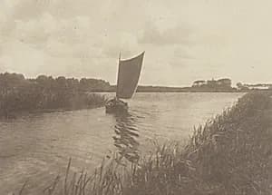 A Dutch Waterway by Alfred Stieglitz