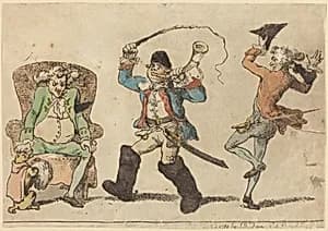 A Frenchman in November by Thomas Rowlandson