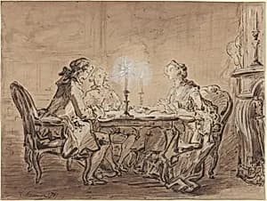 A Game of Cards by Louis Durameau