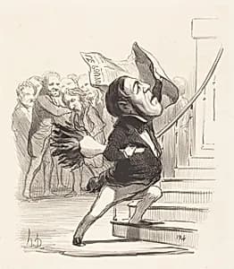 A. Granier de Cassagnac by Honoré Daumier