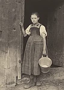 A Gutach Peasant Girl by Alfred Stieglitz