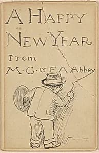 A Happy New Year by Edwin Austin Abbey