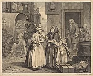 A Harlot's Progress: pl.1 by William Hogarth