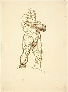 A Heroic Male Nude by Bertel Thorvaldsen (circle of)