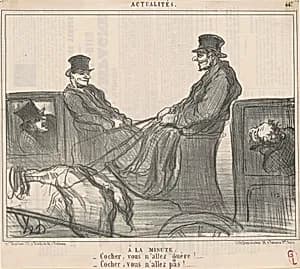 A la minute by Honoré Daumier
