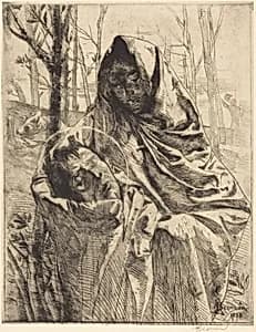 A Martyr (Un martyre) by Albert Besnard