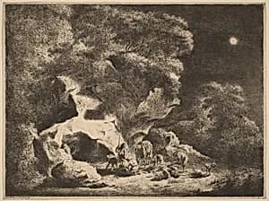 A Night Robbery by Friedrich Müller