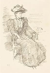 A Portrait: Mildred Howells by James McNeill Whistler