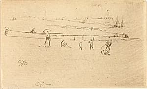 A Sketch at Dieppe by James McNeill Whistler