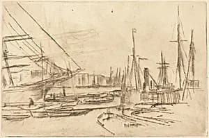 A Sketch from Billingsgate by James McNeill Whistler