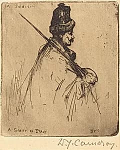 A Soldier of Italy by David Young Cameron