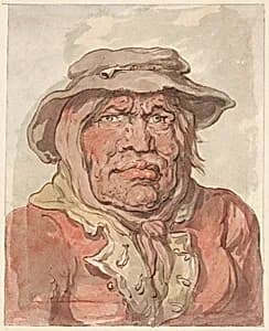 A Soldier's Widow by Thomas Rowlandson