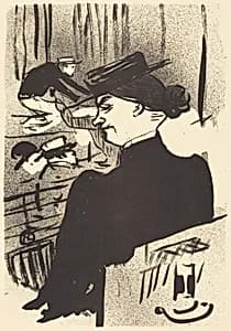 A Spectator (Une spectatrice) by Henri de Toulouse-Lautrec