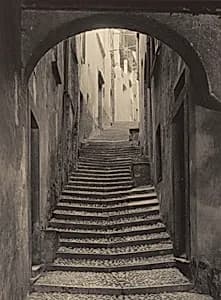 A Street in Bellagio by Alfred Stieglitz