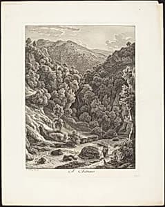 A Subiaco by Johann Christian Reinhart