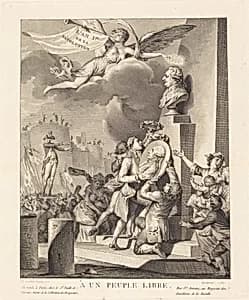 A un peuple libre by Jean Dambrun after Jean-Michel Moreau