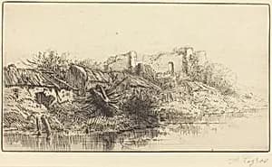Abandoned Village by Alphonse Legros