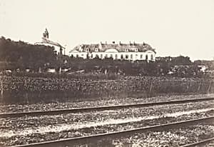 Abbaye du Gard pres d' Abbeville by Édouard-Denis Baldus
