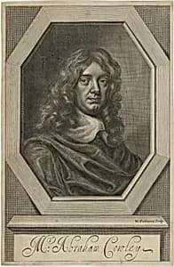 Abraham Cowley by William Faithorne after Mary Beale