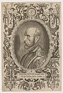 Abraham Ortelius (Wortels) by Philip Galle