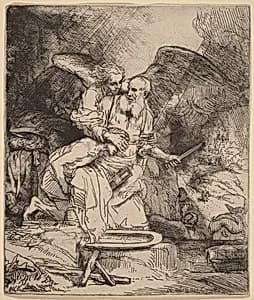 Abraham's Sacrifice by Rembrandt van Rijn