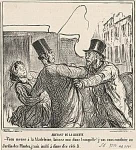Abusant de la liberté by Honoré Daumier