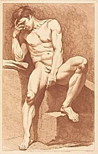 Portrait of Pierre-Alexandre Aveline after Edme Bouchardon