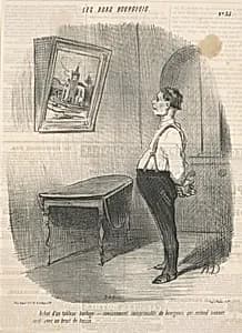 Achat d'un tableau horloge by Honoré Daumier