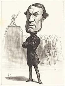 Achille Fould by Honoré Daumier