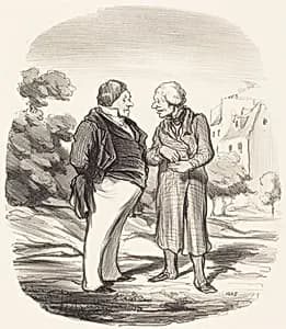 Actionnaires Californiens by Honoré Daumier
