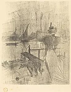 Adieu by Henri de Toulouse-Lautrec