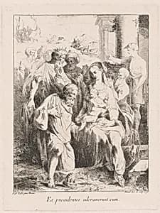 Adoration of the Magi by Giovanni David, after Battista Dossi