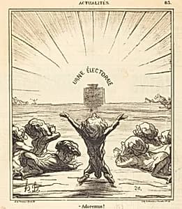 Adoremus! by Honoré Daumier
