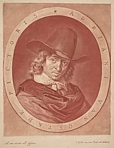 Adriaen van Ostade by Jacob Gole after Adriaen van Ostade
