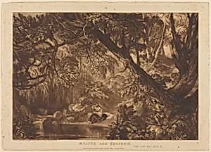 Aesacus and Hesperie by Joseph Mallord William Turner