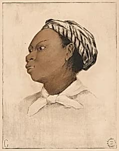 African Woman by Henri-Charles Guérard, after Eva Gonzalès