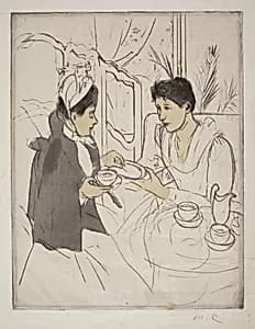 Afternoon Tea Party by Mary Cassatt