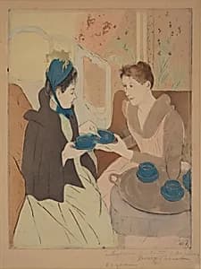 Afternoon Tea Party by Mary Cassatt