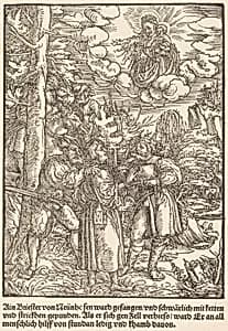 Ain Briester von Neunhe ... by Master of the Miracles of Mariazell