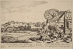 Air by Jan van de Velde II after Willem Buytewech