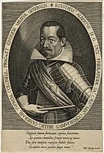 Albrecht Wenzel Euscbius von Wallenstein by Wolfgang Philipp Kilian