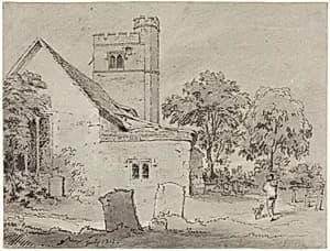 Aldenham Church, Hertfordshire by Henry Monro