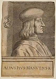 Aldus Pius Manutius by Attributed to Giulio Campagnola