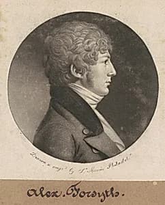 Alexander Forsyth by Charles B. J. Févret de Saint-Mémin