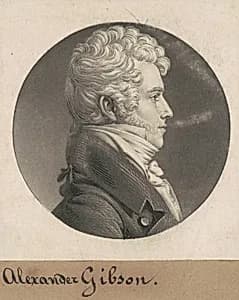 Alexander Gibson by Charles B. J. Févret de Saint-Mémin