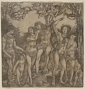 Allegory of Carnal Love by Cristofano Robetta