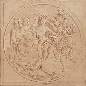 Allegory of Fame by Charles-Nicolas Cochin II