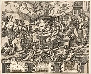 Allegory of Love by School of Marcantonio Raimondi, after Baccio Bandinelli(?)