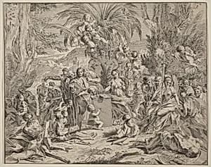 Allegory of Painting by Italian 17th Century, after Pietro Testa