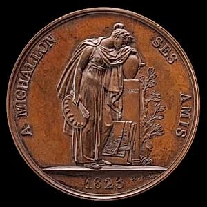 Allegory of Painting [reverse] by Nicolas Pierre Tiolier